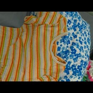 Orange striped shirt